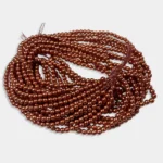 3mm Copper Beads Bunch 12 line Round Shape - A1 quality