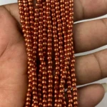 3mm Copper Beads Bunch 12 line Round Shape - A1 quality - Image 2