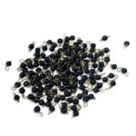 Black Color Pearl Loreal Beads 4mm (10grams)
