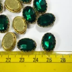 Kundan Clip Stone 14MMx10MM Oval Shape - 1 Piece - Image 6