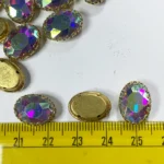 Kundan Clip Stone 14MMx10MM Oval Shape - 1 Piece - Image 7