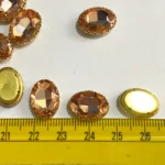 Kundan Clip Stone 14MMx10MM Oval Shape - 1 Piece - Image 11