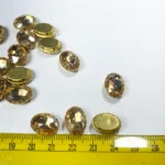 Kundan Clip Stone 14MMx10MM Oval Shape - 1 Piece - Image 2