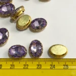 Kundan Clip Stone 14MMx10MM Oval Shape - 1 Piece - Image 9