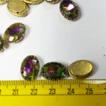 Kundan Clip Stone 14MMx10MM Oval Shape - 1 Piece - Image 4