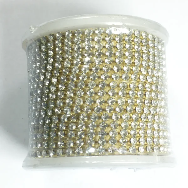 Stone Chain White Color Size No.18PP - 1 Roll