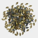 Kundan Stone Flat Back Framed Diamond Shape 8mmX5mm Color Gold (20grams)