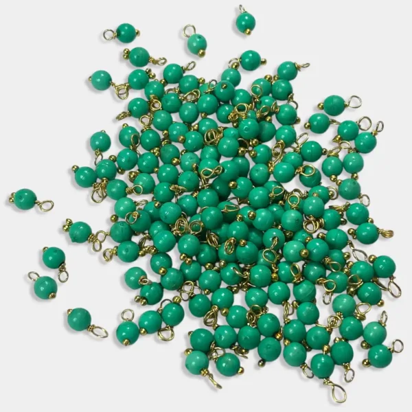 Light Green Color Pearl Loreal Beads 4mm (10grams)