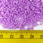 Opaque Seed Beads in Lavender Color 2mm (25grams) - Image 3
