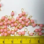 Pink Color Pearl Loreal Beads 4mm (10grams) - Image 3