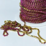 Stone Chain - Rose Color Size No.14PP (1Meter)