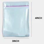 3X4 inch Self Adhesive BOPP Bag - Pack of 25pcs - Image 2