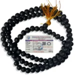 8mm Original Karungali Malai (108 Beads) – Certified Ebony Wood Mala, Black Color – Pack of 1