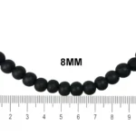8mm Original Karungali Malai (108 Beads) – Certified Ebony Wood Mala, Black Color – Pack of 1 - Image 3