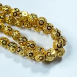 Bindi Gold Beads 4mm Invisible Chain Gold Balls Pack of 1 String - Image 2