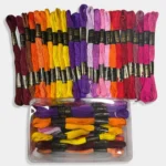 Embroidery Thread – 50 Pieces (Set of 25 Color Shades, 2 Each)