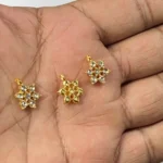 Flower Shape Pendants White Color 12MM Model No.689 - (1Piece) - Image 2