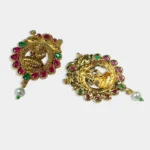 Gold Lakshmi pendant with beads Model No.346 Pack of 1 Piece - Image 5