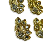 Peacock Shape Pendants White Color Stone Model No.691 - (1Piece) - Image 3