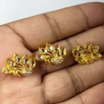 Peacock Shape Pendants White Color Stone Model No.691 - (1Piece) - Image 2