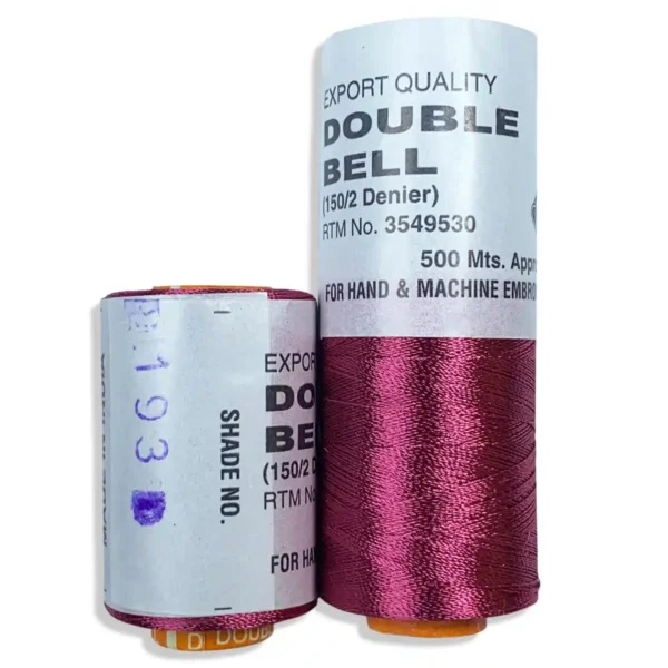 Shade No. 193D - Double Bell Silk Thread for Embroidery (1 piece)