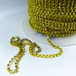 Stone Chain - Yellow Color Size No.14PP (1Meter)