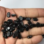 Tablet Bead Oval Shape Black Color (20grams) Size 10-7-4mm - Image 2