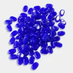 Tablet Bead Oval Shape Blue Color (20grams) Size 10-7-4mm