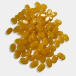 Tablet Bead Oval Shape Light Orange (Butterscotch) Color (20grams) Size 10-7-4mm