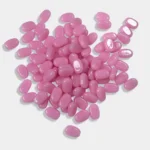 Tablet Bead Oval Shape Pink Color (20grams) Size 10-7-4mm