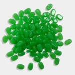 Tablet Bead Oval Shape Parrot Green Color (20grams) Size 10-7-4mm