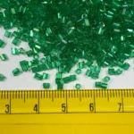 Cut Beads or Cutdana-2mm Green Color (25 grams) - Image 3