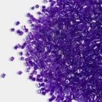 Cut Beads or Cutdana-2mm Violet Color (25 grams)