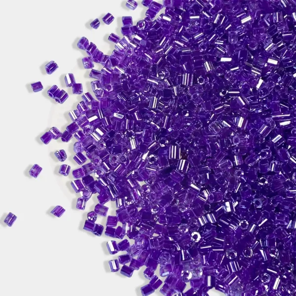 Cut Beads or Cutdana-2mm Violet Color (25 grams)