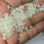 Cut Beads or Tube Beads (4mm) Half White Color (25Grams) - Image 2