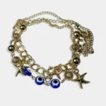 Fancy golden chain Multilayer bracelet (Model No: MJ6738) - Image 2