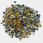 Kundan Stone Round Shape 5mm Gold Color (10grams)