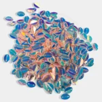 Shiny Leaf Sequins or Chamki 2 Side Hole (8mmx5mm) - Pack of 10 grams - Image 4