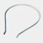 Silver Hair Hoops Metal DIY Findings Hair Accessories - 1 piece