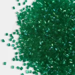 Cut Beads or Cutdana-2mm Green Color (25 grams)