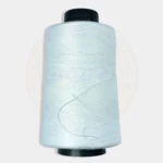 White Sewing Thread Cone Overlock 2 Ply Poly - Pack of 1 Cone