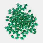 Hanging Beads Oval Shape Readymade Hook (8mmx6mm) Light Green Color