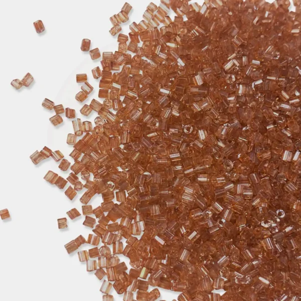 Cut Beads or Cutdana-2mm Brown Color (25 grams)
