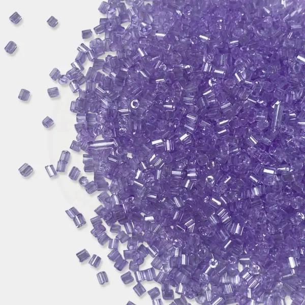 Cut Beads or Cutdana-2mm Lavender Color (25 grams)