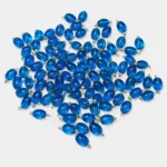 Hanging Beads Oval Shape Readymade Hook (8mmx6mm) Sky Blue Color