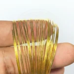 Memory Wire for Jewellery Making Golden Color 30 Loops - Image 2