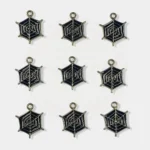Spider Web Charms for Keychains Bracelets Making - Pack of 1 Piece