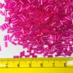Tube Beads or Salli Buggle Beads 4mm Rose Color - Pack of 25 Grams - Image 4