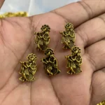 Antique Gold Krishna Charms (Model: AM111612) Pack of 5 Piece