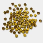 5mm Round Clip Stone Gold Color with Catcher (10grams)